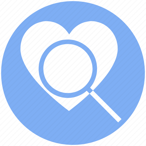 Find, heart, love, magnifier, search, searching love, valentines icon - Download on Iconfinder