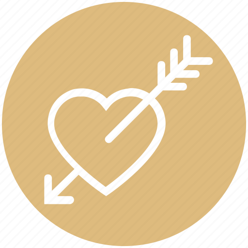 Arrow, cupid, falling in love, heart, love, romantic, valentine icon - Download on Iconfinder