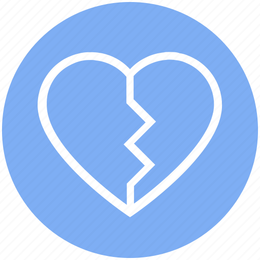 Breakup, broken heart, dating, heart, hurt, love, relationship icon - Download on Iconfinder