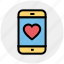heart, love, love sign, mobile, mobile screen, phone, smartphone 