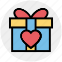 gift, gift box, heart, love, present, present box, wedding gift