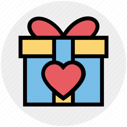 Gift, gift box, heart, love, present, present box, wedding gift icon - Download on Iconfinder