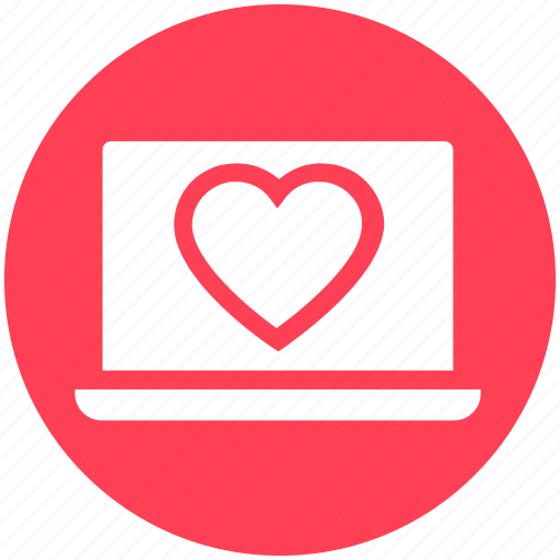 Dating, heart, laptop, love, macbook, marriage, valentine icon - Download on Iconfinder
