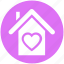 building, heart, home, house, love, sweet home, valentine 