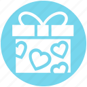 gift, gift box, heart, love, present, present box, wedding gift