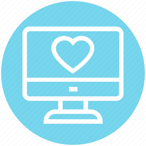 Display, heart, lcd, love, love sign, screen, screen heart icon - Download on Iconfinder