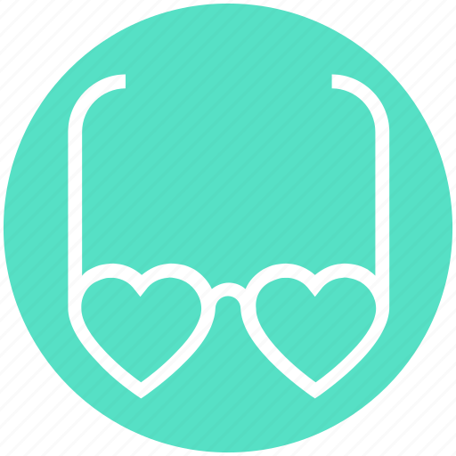 Eyeglasses, glasses, heart glasses, love, style, sunglasses, valentine icon - Download on Iconfinder