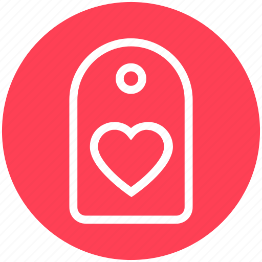 Heart, heart label, heart tag, price, sale, shopping tag, tag icon - Download on Iconfinder