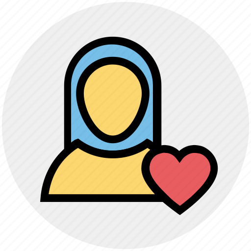 Female, girlfriend, heart, in love, love, lover, valentine icon - Download on Iconfinder