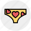 heart, honeymoon, panties, sexy, underclothes, underwear, woman 