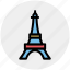 building, country, eiffel tower, france, landmark, paris, tower 