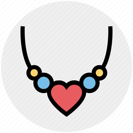 Heart, jewelry, locket, love, necklace, pearl, valentine icon - Download on Iconfinder