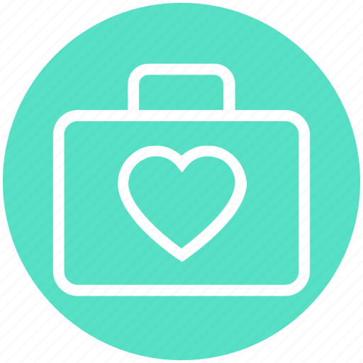 Bag, favorite, hand bag, handbag with heart, heart, heart on bag, love icon - Download on Iconfinder