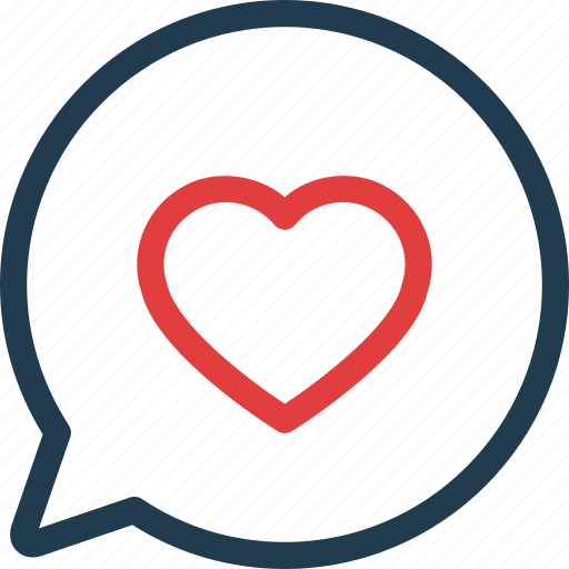 Chat, day, heart, love, valentine, valentines icon - Download on Iconfinder