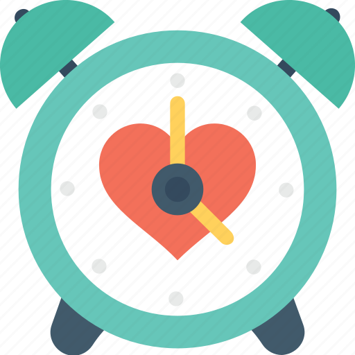 Clock, heart, loving, timepiece, timer icon - Download on Iconfinder