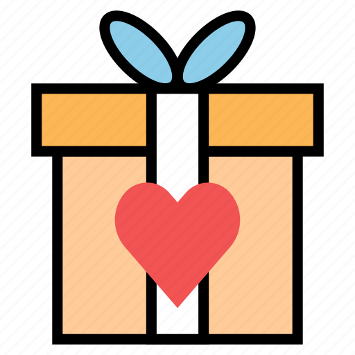 Box, gift, heart, parcel, present, shipping icon - Download on Iconfinder