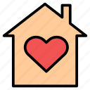 apartment, dating, family, heart, home, house, shelter