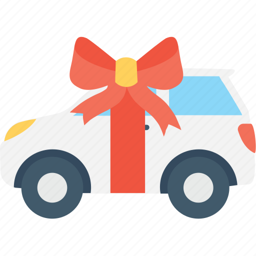 Car gift, gift, gift car, new car, vehicle icon - Download on Iconfinder