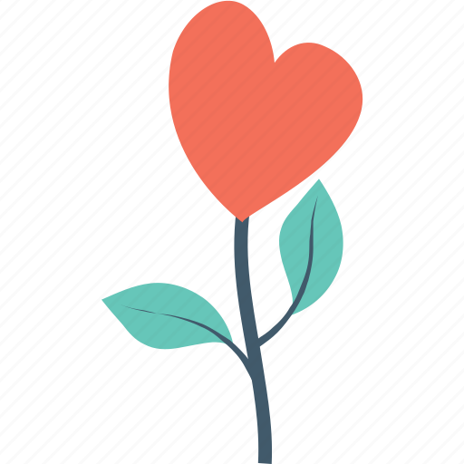 Floral, heart flower, love, rose, valentine icon - Download on Iconfinder