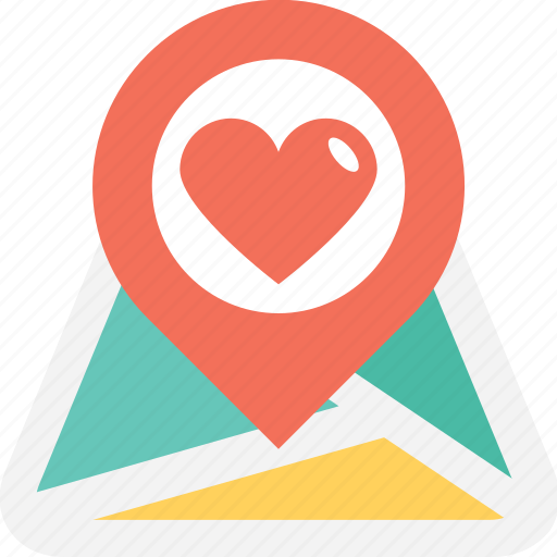Favorite location, heart, location marker, love pin, map pin icon - Download on Iconfinder