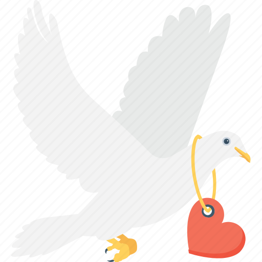 Bird, love message, loving birds, pigeon, romance icon - Download on Iconfinder
