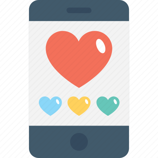 Heart, love, mobile, smartphone, valentine icon - Download on Iconfinder