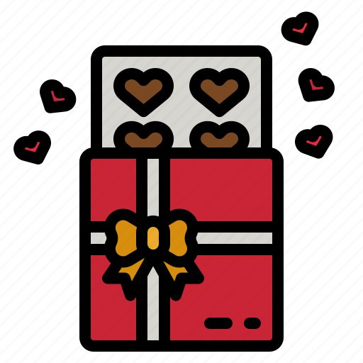 Chocolate, bar, valentine, sweet, heart icon - Download on Iconfinder