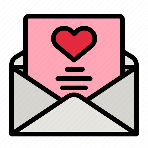 Love, mail, letter, romance, heart icon - Download on Iconfinder