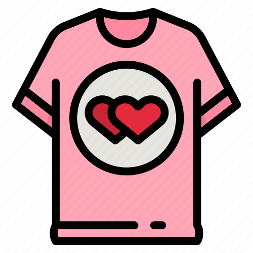 Shirt, clothes, volunteer, heart, love icon - Download on Iconfinder