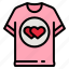shirt, clothes, volunteer, heart, love 