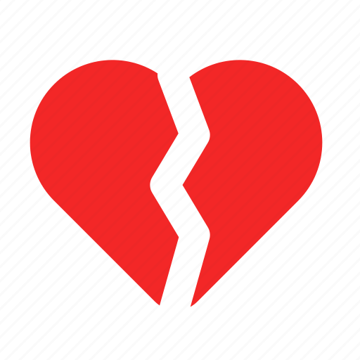 Love, heart, hearth, broken, marriage, sad icon - Download on Iconfinder