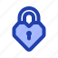 lock, love, valentine, romance, padlock 