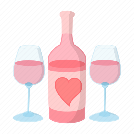 Bottle, cartoon, celebration, day, glass, holiday, wine icon - Download on Iconfinder