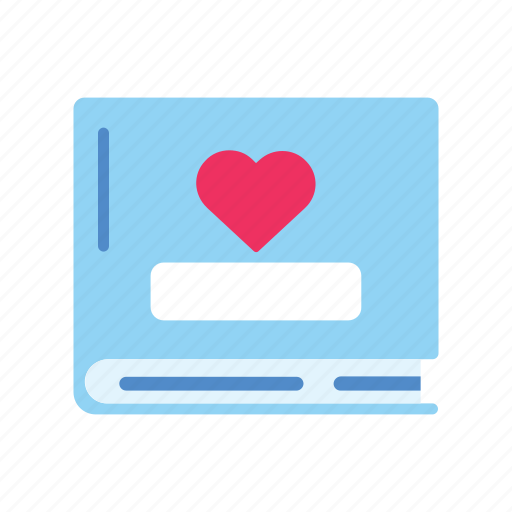 Book, of, love, romance, heart icon - Download on Iconfinder