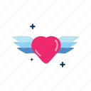 wing, love, heart