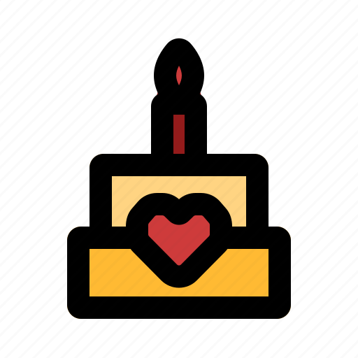 Cake, love, valentine, romance, birthday icon - Download on Iconfinder