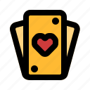 card, love, valentine, romance, play
