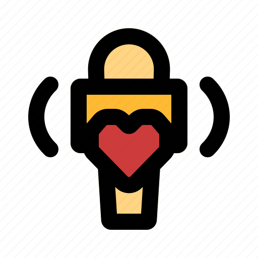 Concert, love, valentine, romance, microphone icon - Download on Iconfinder