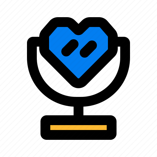 Mirror, love, valentine, romance, woman icon - Download on Iconfinder