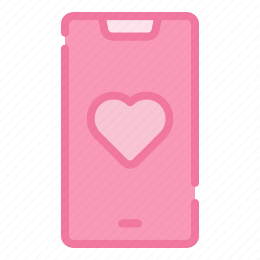 Dating app, love, valentine, heart, romantic, romance, happy icon - Download on Iconfinder