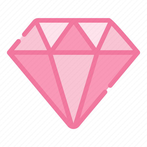 Diamond, love, valentine, heart, romantic, romance, happy icon - Download on Iconfinder