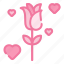 rose, love, valentine, heart, romantic, romance, happy 