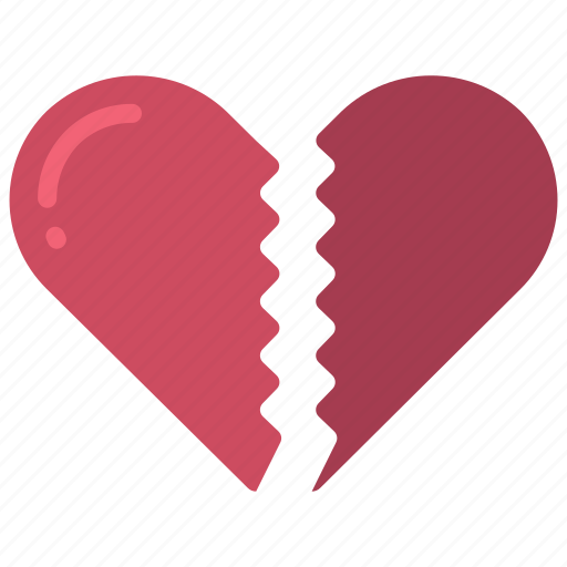 Broken, heart, loving, passion, hearted icon - Download on Iconfinder
