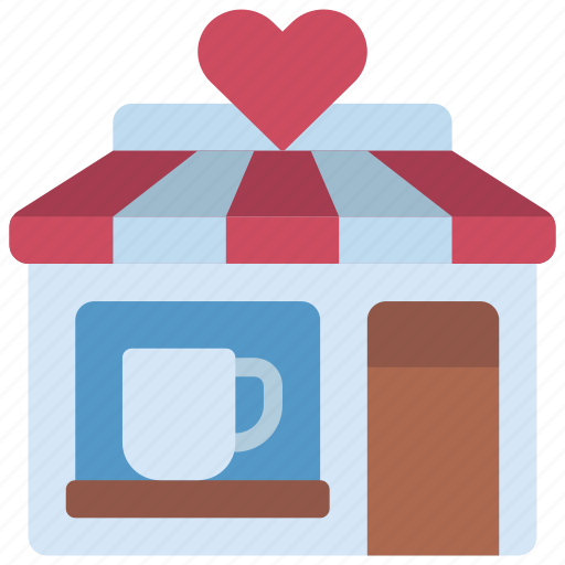 Cafe, loving, passion, coffee, building icon - Download on Iconfinder