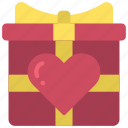 gift, box, loving, passion, present
