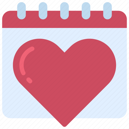 Heart, date, loving, passion, schedule icon - Download on Iconfinder