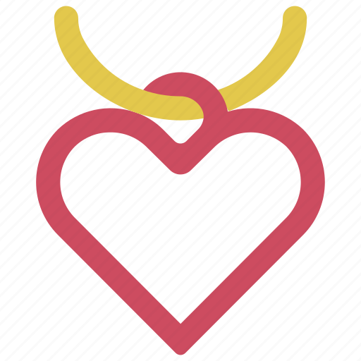 Heart, necklace, loving, passion, jewellery icon - Download on Iconfinder