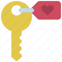 keychain, loving, passion, keys, key