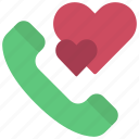 phone, call, loving, passion, heart