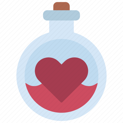 Potion, loving, passion, heart, liquid icon - Download on Iconfinder